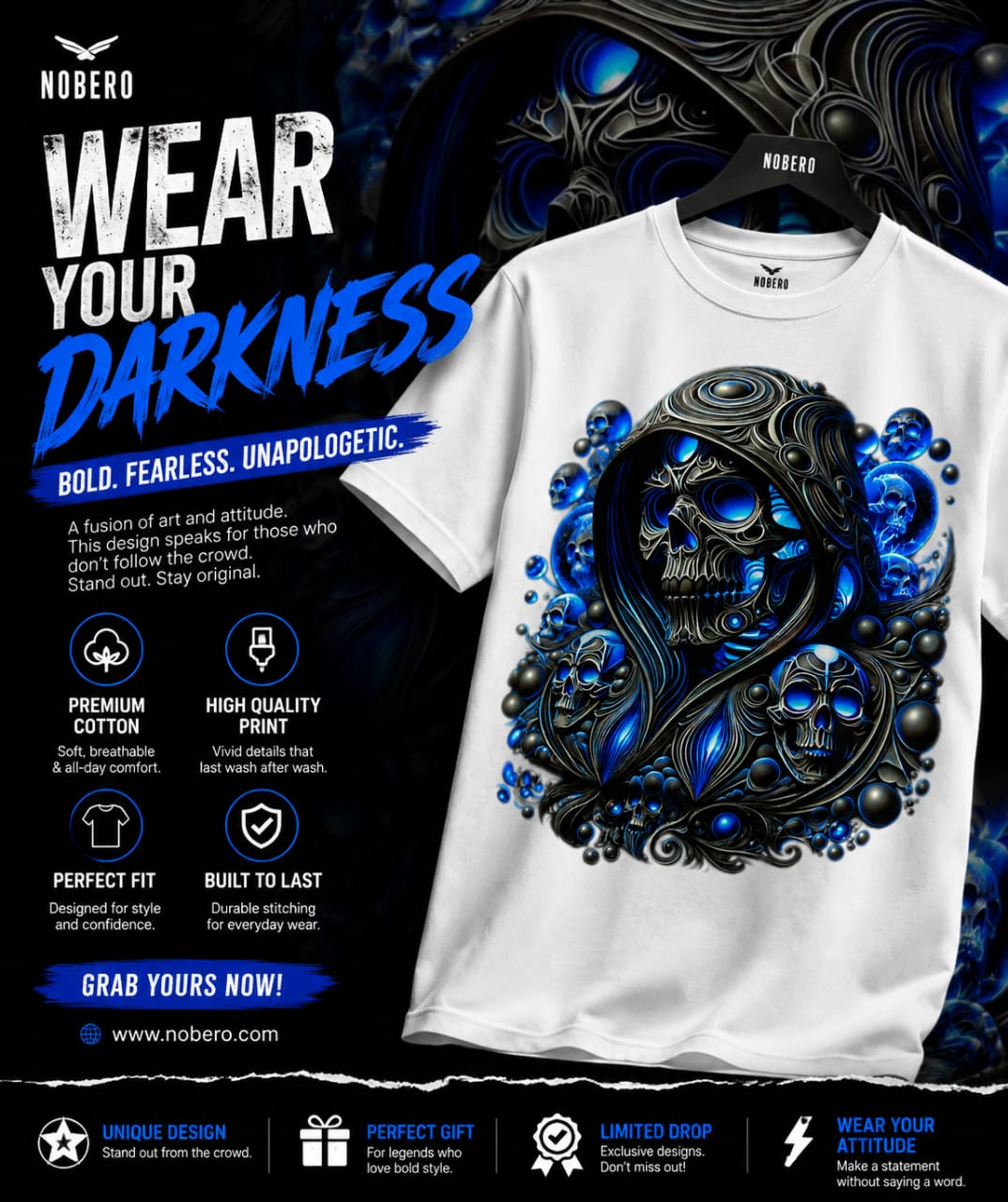 Wear Your Darkness – Skull Edition