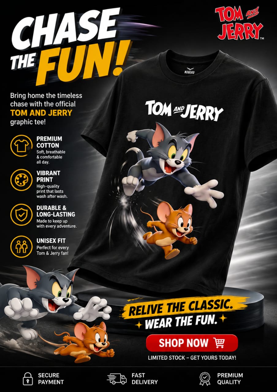 Tom & Jerry Graphic Tee